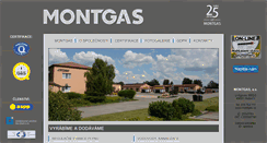 Desktop Screenshot of montgas.cz